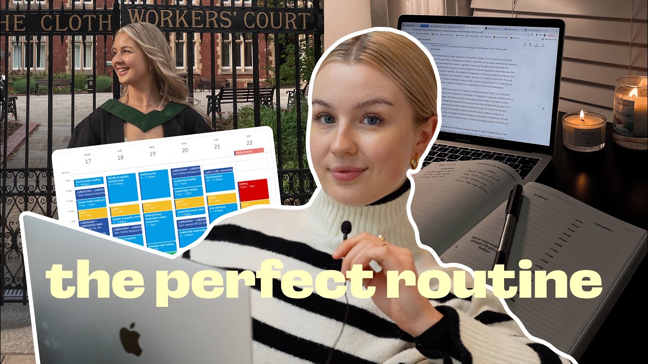 How to Achieve a First at University with Minimal Stress | building a routine