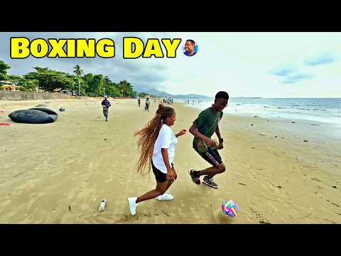 BOXING DAY 2025 AT THE BEACH - FREETOWN CITY - 🇸🇱 VLog - Explore With Triple-A