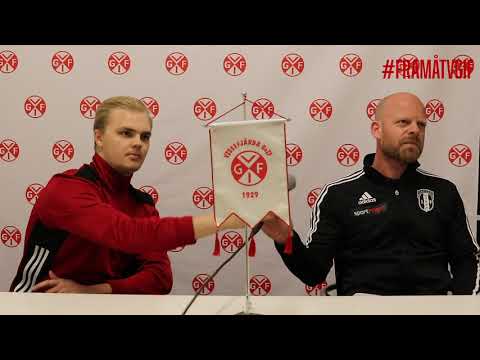 GIFtv: Presskonferens efter matchen mellan VGIF & Nybro IF U