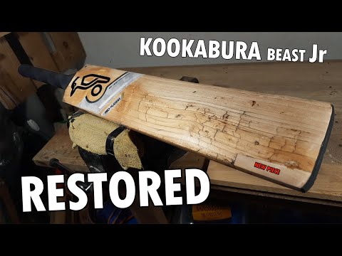 Full Repair & Refurbishment of cricket bat - Kookaburra Beast Jr