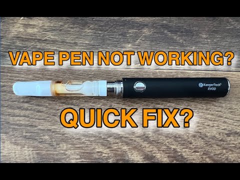 Vape Pen Not Working? Turn On Vape Pen
