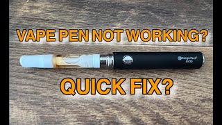 Vape Pen Not Working? Turn On Vape Pen