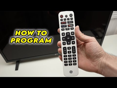 How to Program The GE Rechargeable TV Remote Control