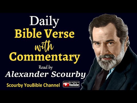 Daily Bible verse January 27 | Read by Alexander Scourby