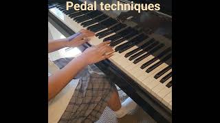 sustain pedal techniques : timing for the pedalling
