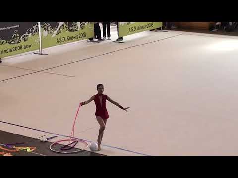 Sammarone - Rudi successione fune/palla Serie D LA allieve - 2 prova regionale 2017