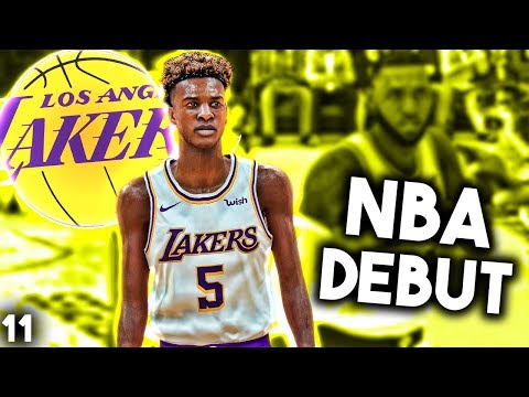 BRONNY NBA DEBUT WITH LAKERS - NBA 2K19 Lebron James Jr MyCareer Ep.11