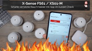 X-Sense FS61 | Die vernetzten smarten Rauchmelder XS01-M mit App - Benachrichtigung