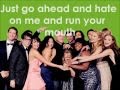 Glee - Loser Like Me (Lyrics) 