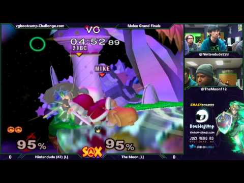 S@X - Nintendude (Ice Climbers) Vs The Moon (Marth) - SSBM Grand Finals - Smash Bros Melee