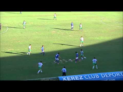 La Liga | Gol de Maldonado (1-1) en el Xerez CD - Racing de Santander | 13-10-2012 | J9
