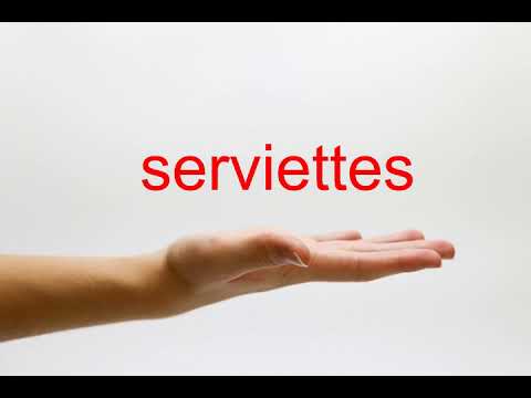 How to Pronounce serviettes - American English