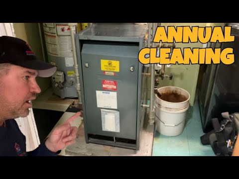 Annual Maintenance & Cleaning Weil McLain Steam Boiler