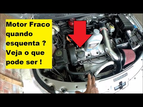 motor fraco quando esquenta