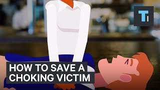 The best way to save a choking victim is no longer 'the Heimlich'