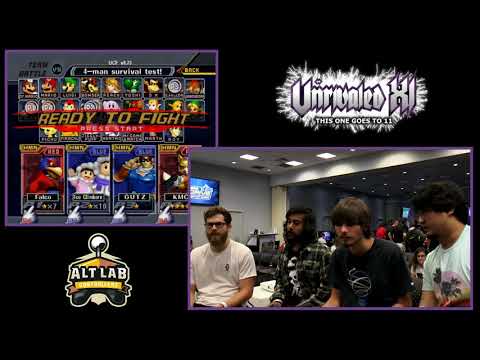Unrivaled XI Melee - Gahtzu + Drunksloth vs Kpan + Panda - Doubles Losers Semis