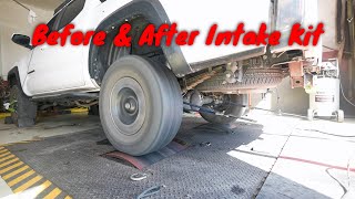 2016-2023 Tacoma Before & After Air Intake Kit Power - Dyno Numbers
