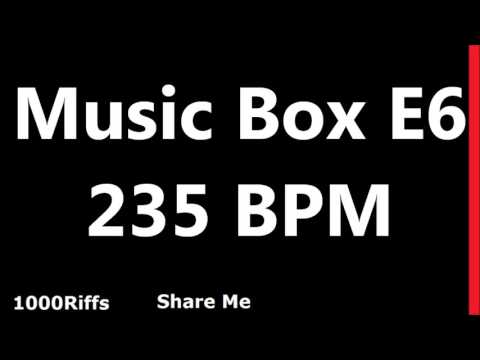 Music Box Metronome E6 : 235 BPM