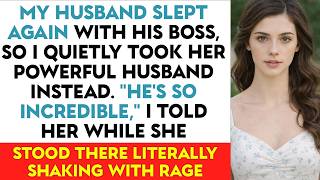 My Husband Slept Again With His Boss, So I Quietly Took Her Powerful Husband Instead. "He's So Incre