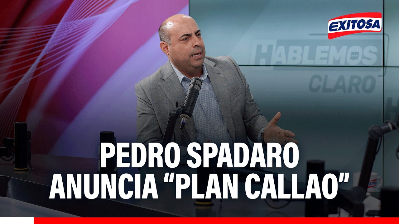 🔴🔵 Spadaro anuncia “Plan Callao” con prioridades en seguridad, infraestructura, salud y educación