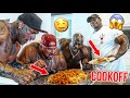 ASMR MUKBANG w/ MUSCLEMEN: Spicy Sweet & Sour Pork Noodles | Prison Food vs Gourmet Food
