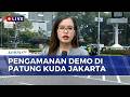 Jelang Demo Mahasiswa Di Jakarta Arus Lalu Lintas Di Kawasan Patung Kuda Terpantau Lancar