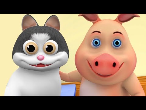 Meow Meow Billi Karti | म्याऊ म्याऊ बिल्ली करती | Hindi Balgeet Songs | Hindi Rhymes | Hindi Poems