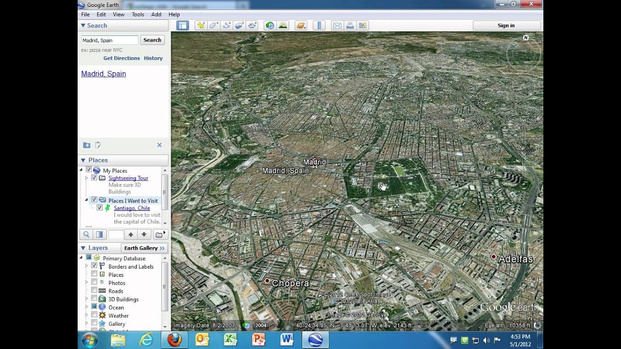 Creating Virtual Tours in Google Earth