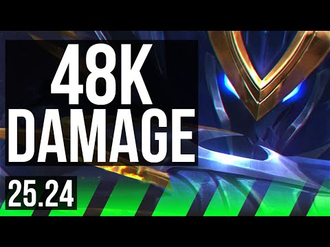 KHA'ZIX vs AATROX (JGL) | Good KDA: 19/1/13, 48K damage | NA Grandmaster | 25.24