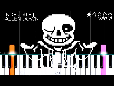 Undertale - Fallen Down | EASY Piano Tutorial