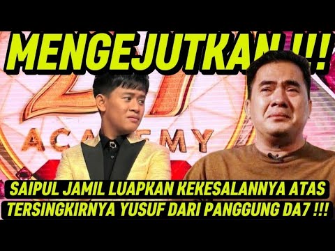 SAIPUL JAMIL EXPRESSED HIS ANNOYANCE OVER YUSUF'S ELIMINATOR FROM THE DA7 STAGE!!!