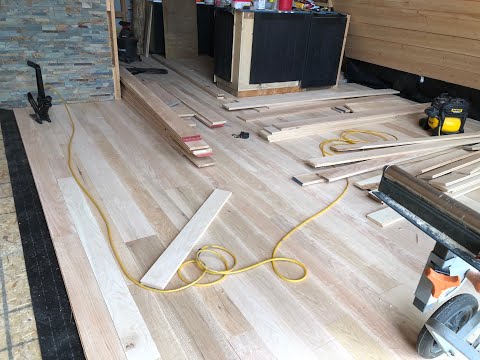 Montana A Frame Installing the Flooring