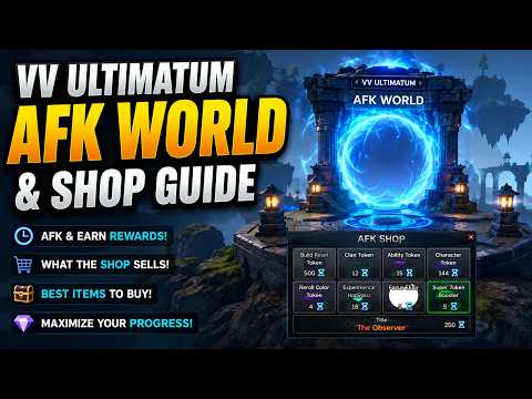 AFK WORLD and AFK SHOP GUIDE in VV ULTIMATUM Roblox