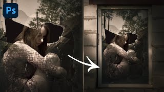 Photoshop Tutorial - Creating Photo Edits Inside Broken Glass