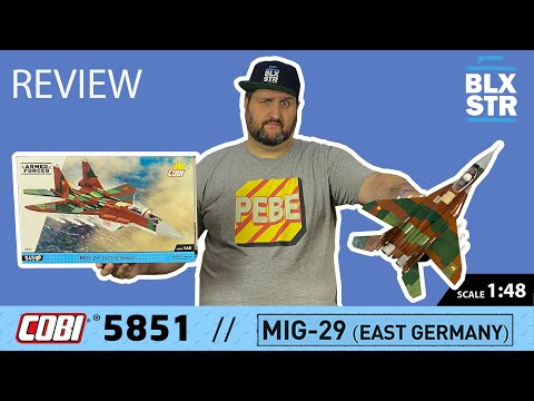 Miese Anleitung! COBI 5851 MIG-29 EAST GERMANY (NVA, DDR) 💥 1:48 ▶️ REVIEW & HISTORY 💬 📽️ 4K
