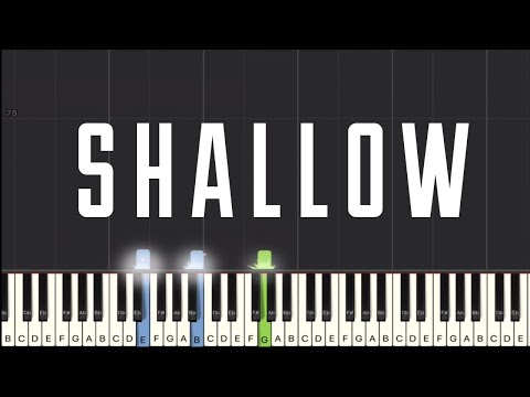 Lady Gaga, Bradley Cooper - Shallow (from A Star Is Born) Piano Tutorial | Medium