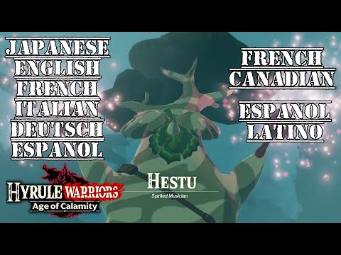 Hestu All 8 Voices Comparison - Hyrule Warriors: Age of Calamity