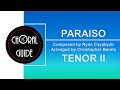 Paraiso - TENOR II | Arr C Borela