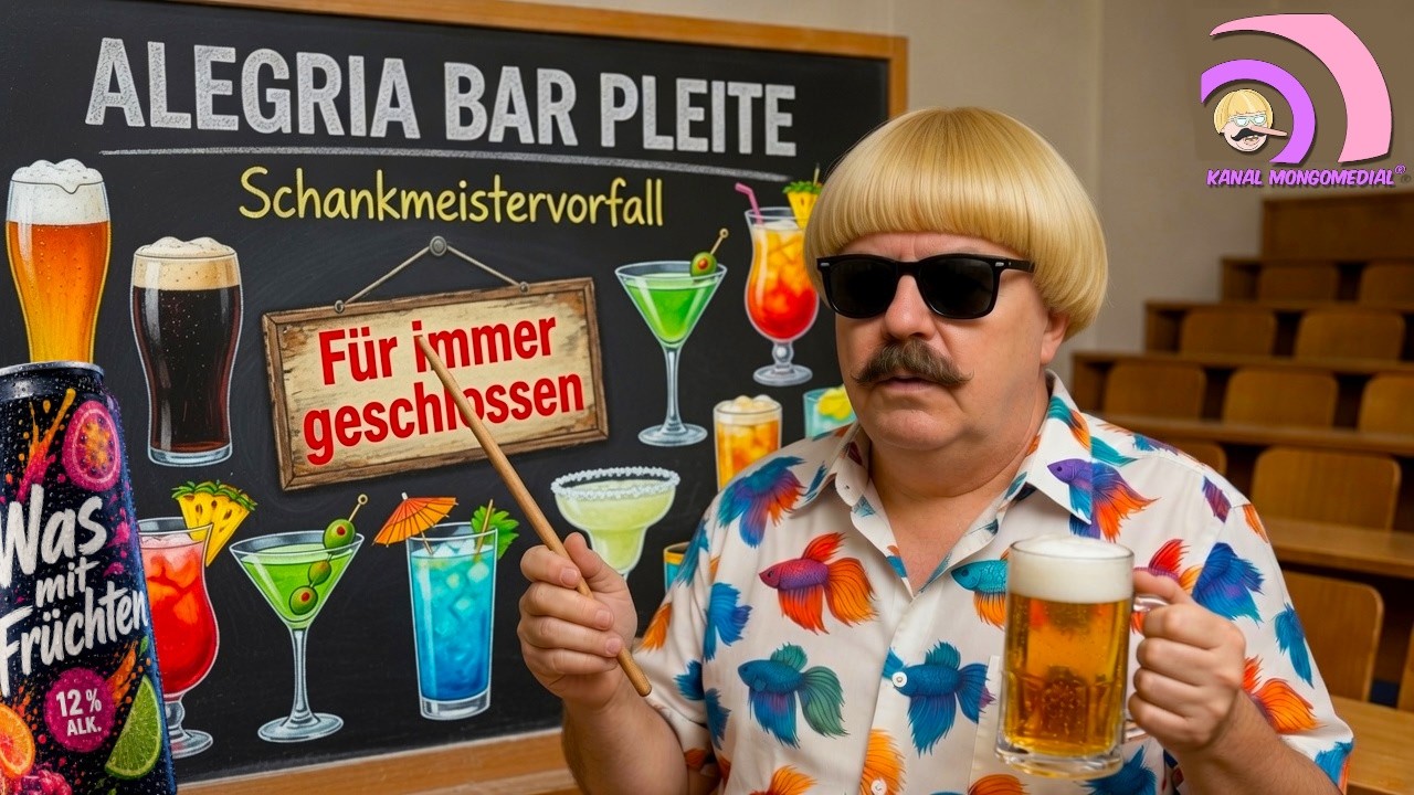 Mongothek: ALEGRIA - Bar & Biergarten Pleite! Quo Vadis Schankmeister Leon! |mit Prof. Dr. Dr. Mongo