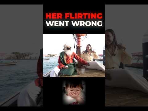 She Tried to Flirt With Sadhguru 😂😂😂