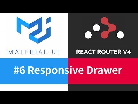 Material UI React Router 6 Responsive Drawer