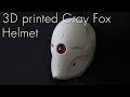 3D Printed Gray Fox Helmet