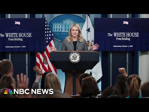 LIVE: White House holds press briefing | NBC News