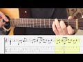 Taylor Swift - champagne problems - Fingerstyle Guitar Cover TAB Tutorial / Guitar Playthrough