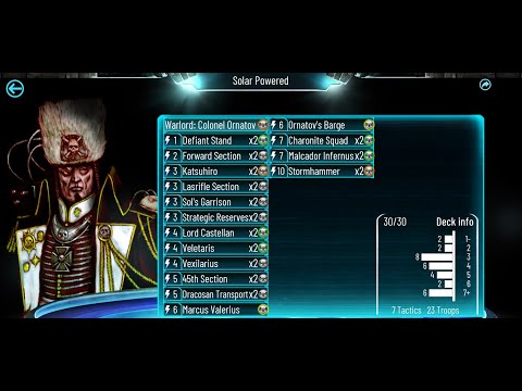 Th-MEME Ladder 59: "Solar Powered" (Colonel Ornatov) - Horus Heresy Legions