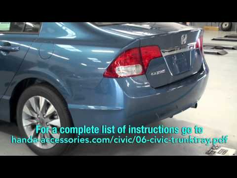Civic Cargo Tray Installation (Honda Answers #28)