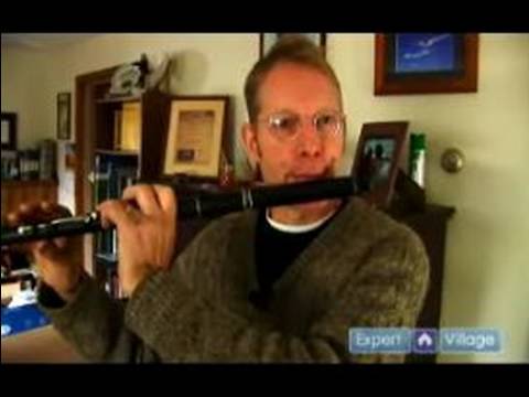How to Play the Irish Flute : How to Position Your Mouth on the Irish Flute & Playing Techniques