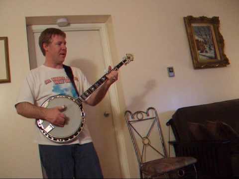 Chris Quinn plays banjo for Josh