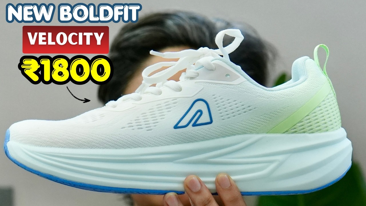 New Boldfit Velocity Running Shoes Review 🏃‍♂️ | High Energy Return for ₹1800? 🪙