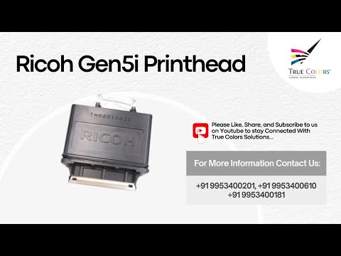 Ricoh Gen5i Printhead UV